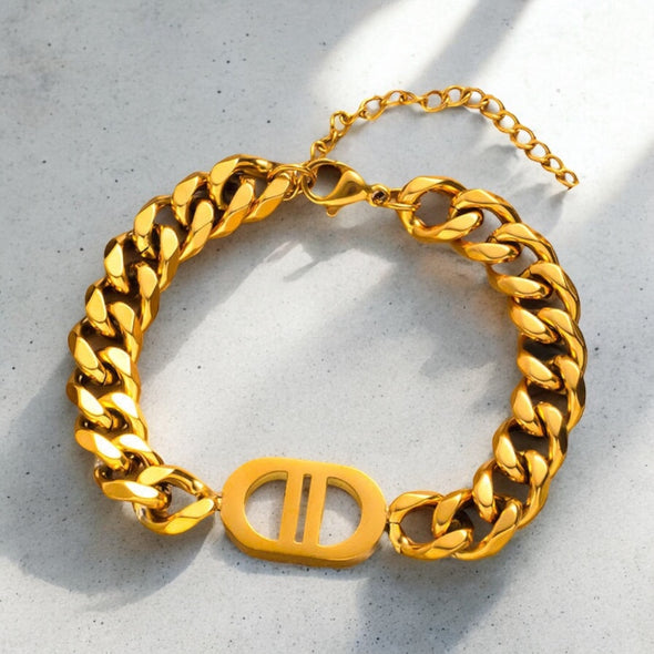 Modern Chunky Cuban Curb Bracelet