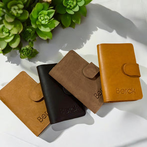 Mini Planner Wallet Luxury Leather Cover Only