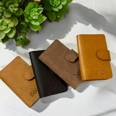 Mini Planner Wallet Luxury Leather Cover Only