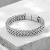 Woven Chunky Bracelet with Magnetic Closure