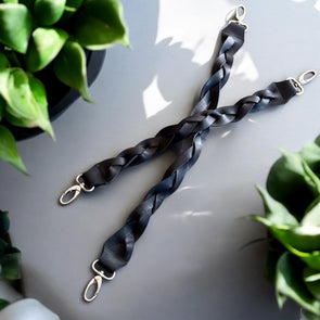 Braided Leather Handbag Accessory Handle