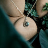 One-of-a-Kind 8mm Round Labradorite Sterling Silver Necklace