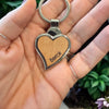 Spread The Love Logo Heart Keychain