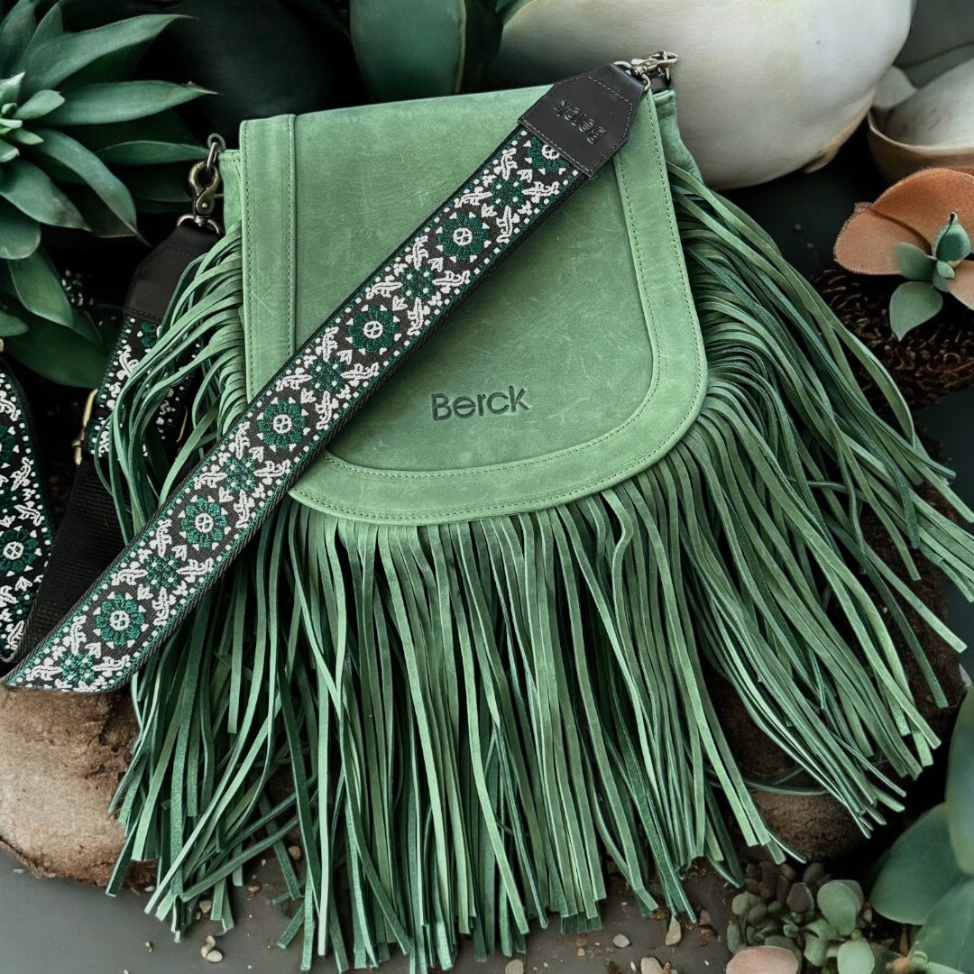 Steffie Leather Saddle Bag