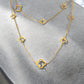 Waterproof Open Clover 40" Necklace