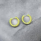Waterproof Twisted Huggie Earrings