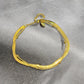 Waterproof Double Layer Herringbone Anklet