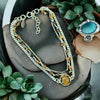 One-of-a-Kind Tigers Eye 3 Strand Bracelet Sterling Silver