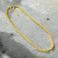 Waterproof Woven Chunky Chain Necklace 18"