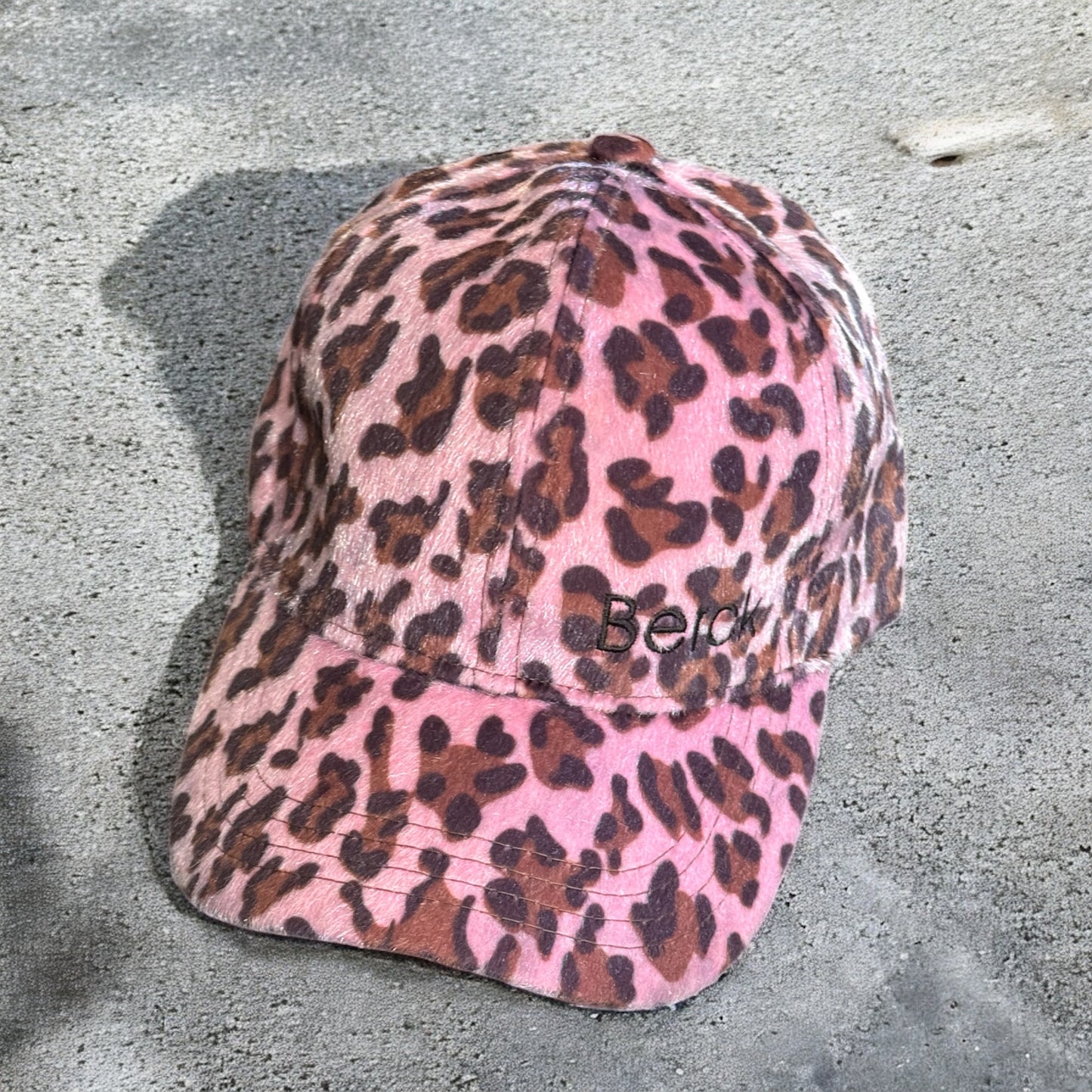 LIMITED EDITION Berck Embroidered Low Profile Trucker Faux Suede/Faux Hair