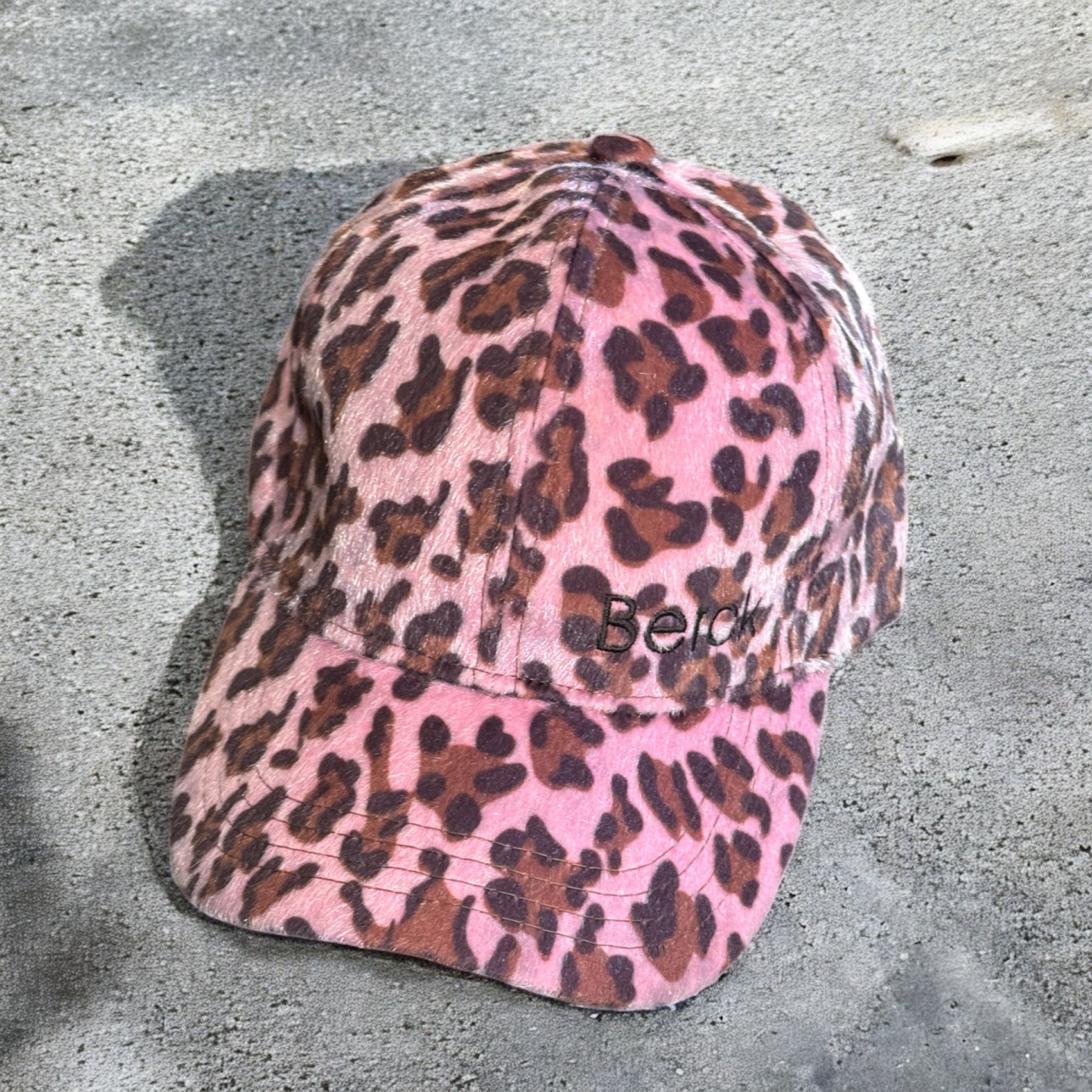 LIMITED EDITION Berck Embroidered Low Profile Trucker Faux Suede/Faux Hair