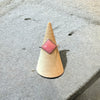 One-of-a-Kind AAA Calibrated Pink Jade Simple Sterling Silver Ring