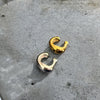 Waterproof Abstract Hoop Ear Cuff Polished Stainless Steel & 18k Gold PVD Plated Stainless Steel