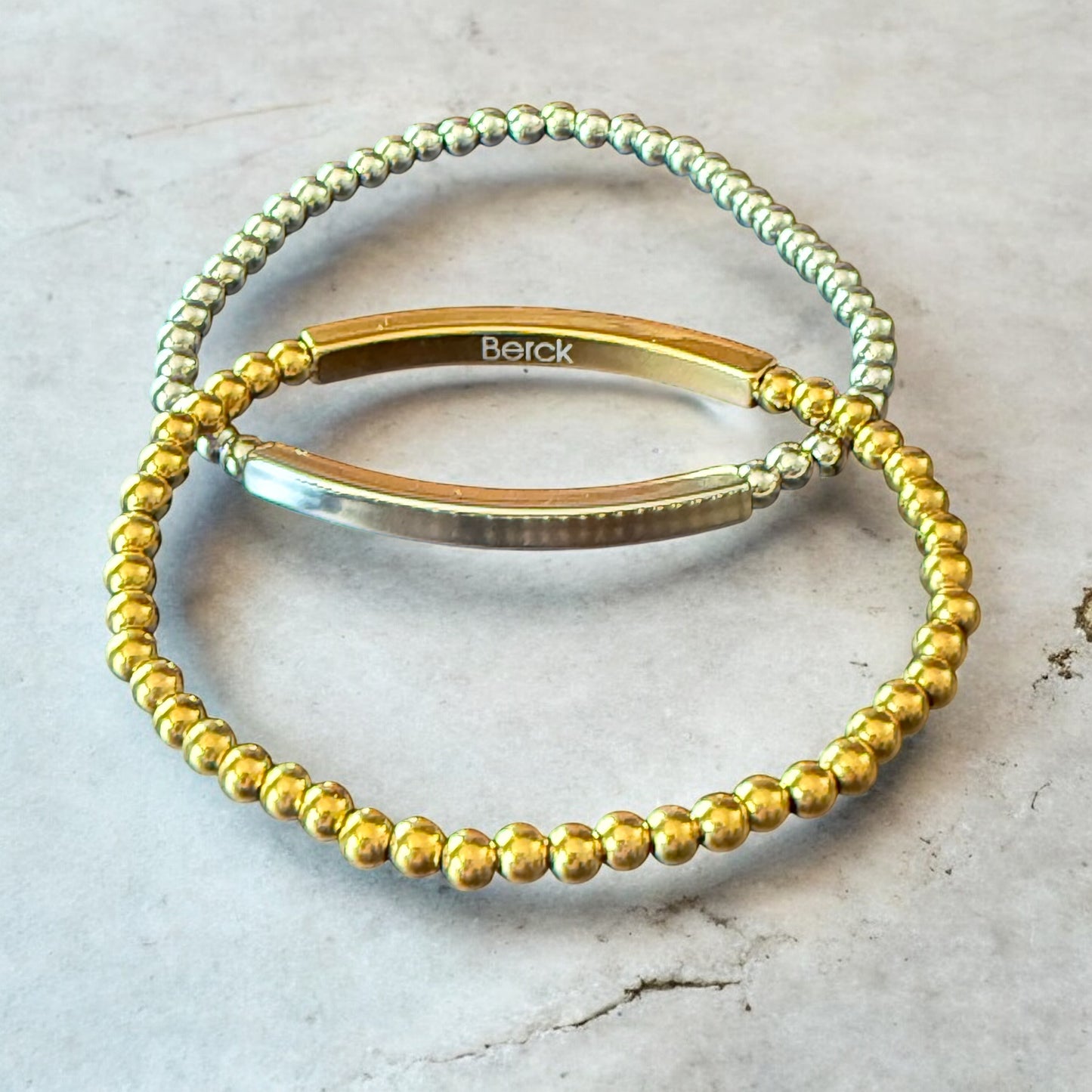 Waterproof Beaded Stretch ID Bracelet