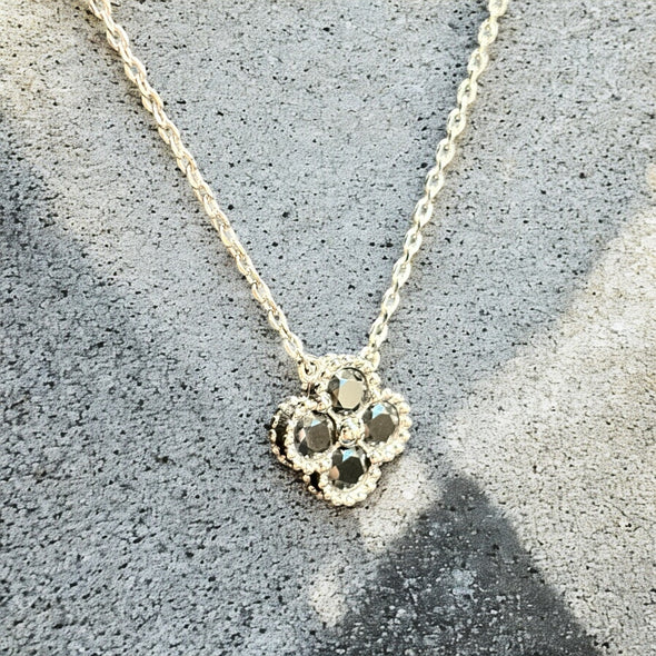GRA Certified Moissanite Diamond Clover Necklace