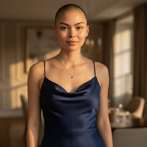 GRA Certified Moissanite Diamond Clover Necklace