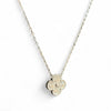 GRA Certified Moissanite Diamond Clover Necklace