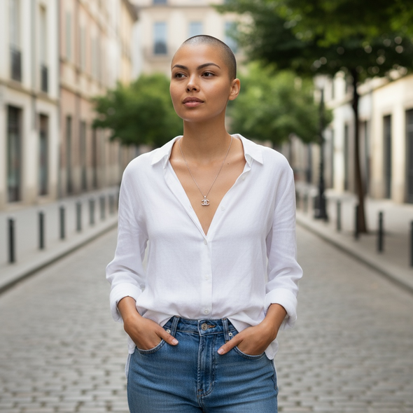 GRA Certified Moissanite Diamond Clover Necklace