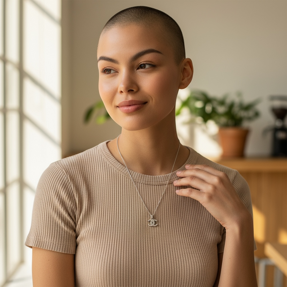 GRA Certified Moissanite Diamond Clover Necklace