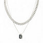 Waterproof Two Piece Layering Necklace "Do Not Be Afraid"