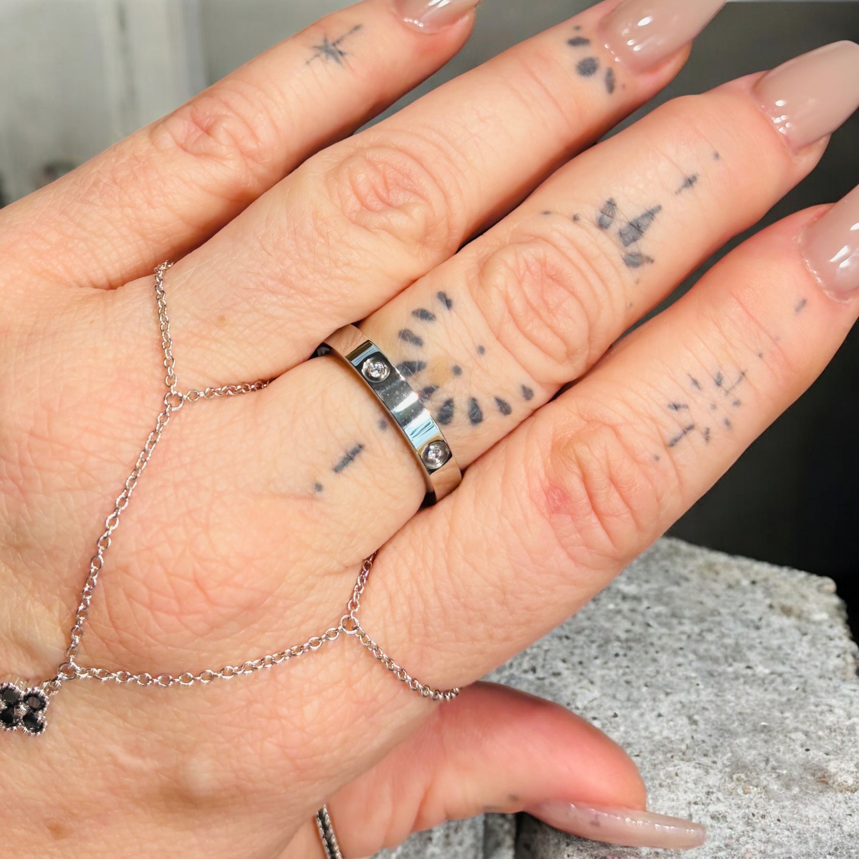 Waterproof 6 Diamond Eternity Ring