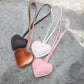 Limited Edition Valentine's Day Puffed Faux Leather Heart Bag Charm