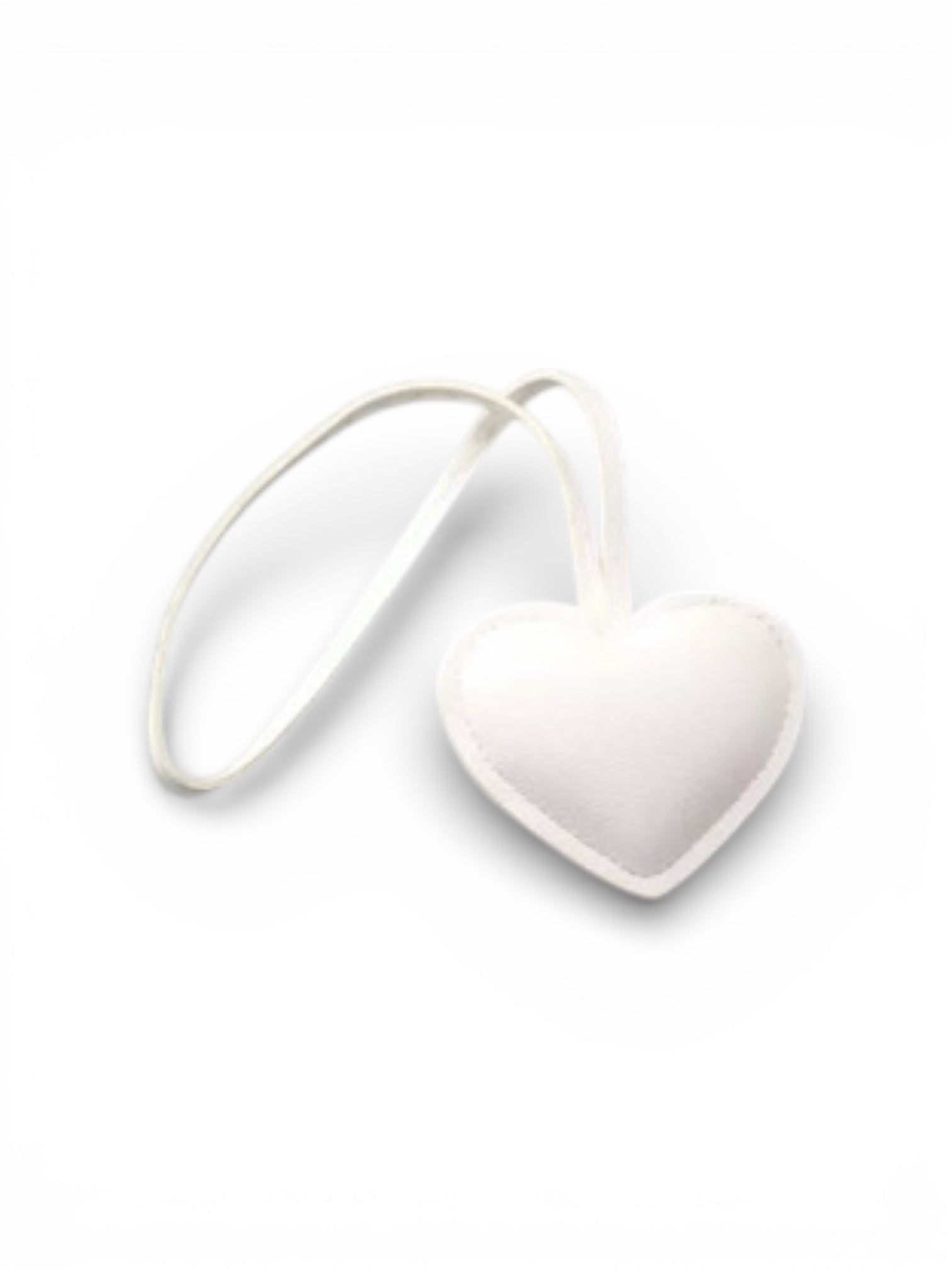 Limited Edition Valentine's Day Puffed Faux Leather Heart Bag Charm