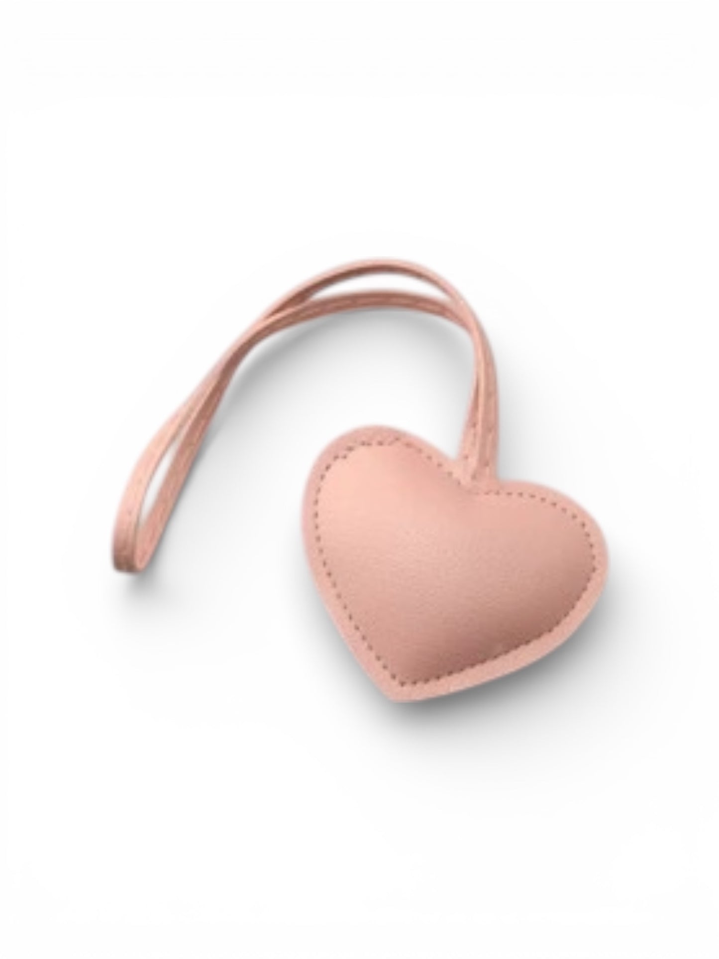 Limited Edition Valentine's Day Puffed Faux Leather Heart Bag Charm