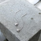 Waterproof Dainty Heart Thread Earrings