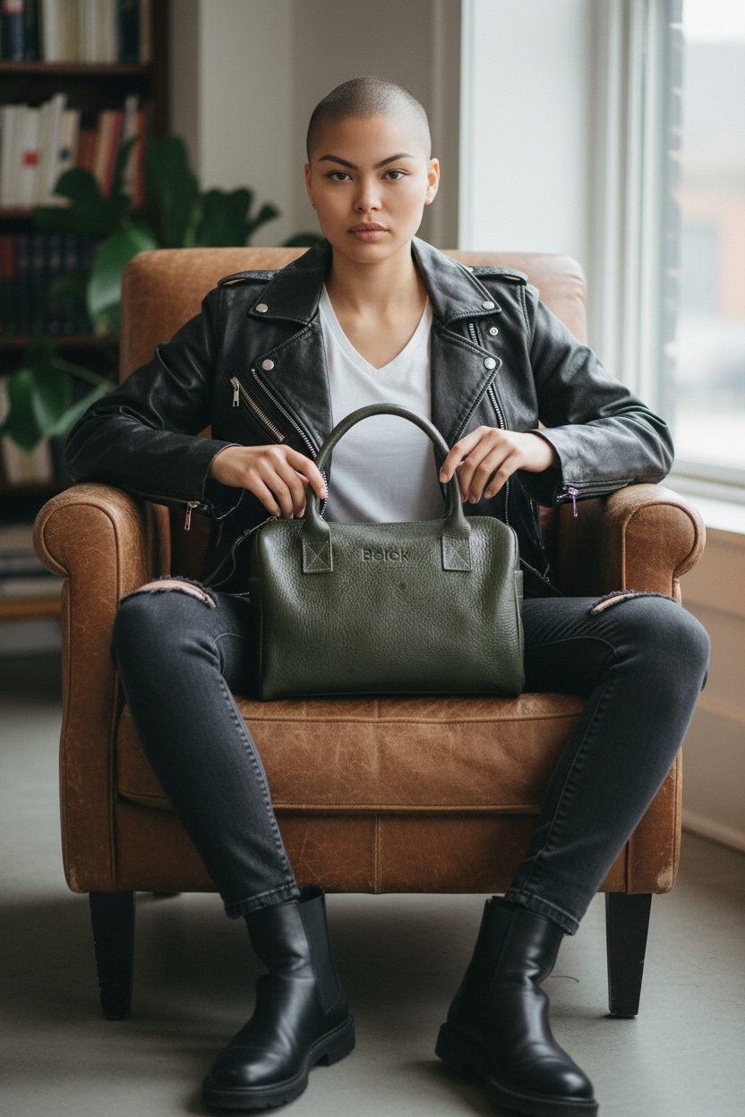 LOVE Barrel Satchel