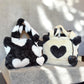Limited Edition Valentine's Day Plush Faux Rabbit Heart Mini Tote