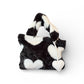 Limited Edition Valentine's Day Plush Faux Rabbit Heart Mini Tote