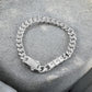 The Princess Collection - Waterproof Cuban Curb Chain Princess Cut 3 Zircon Diamond (Sold Separately)