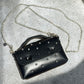 Peace Leather Crossbody Bag