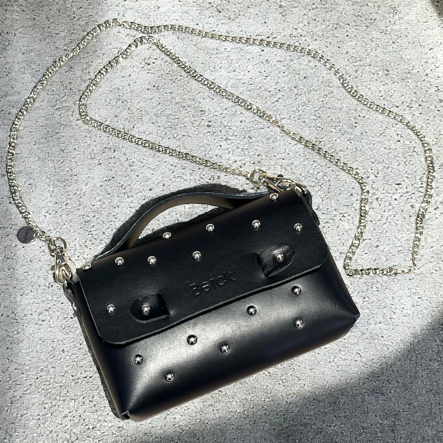 Peace Leather Crossbody Bag