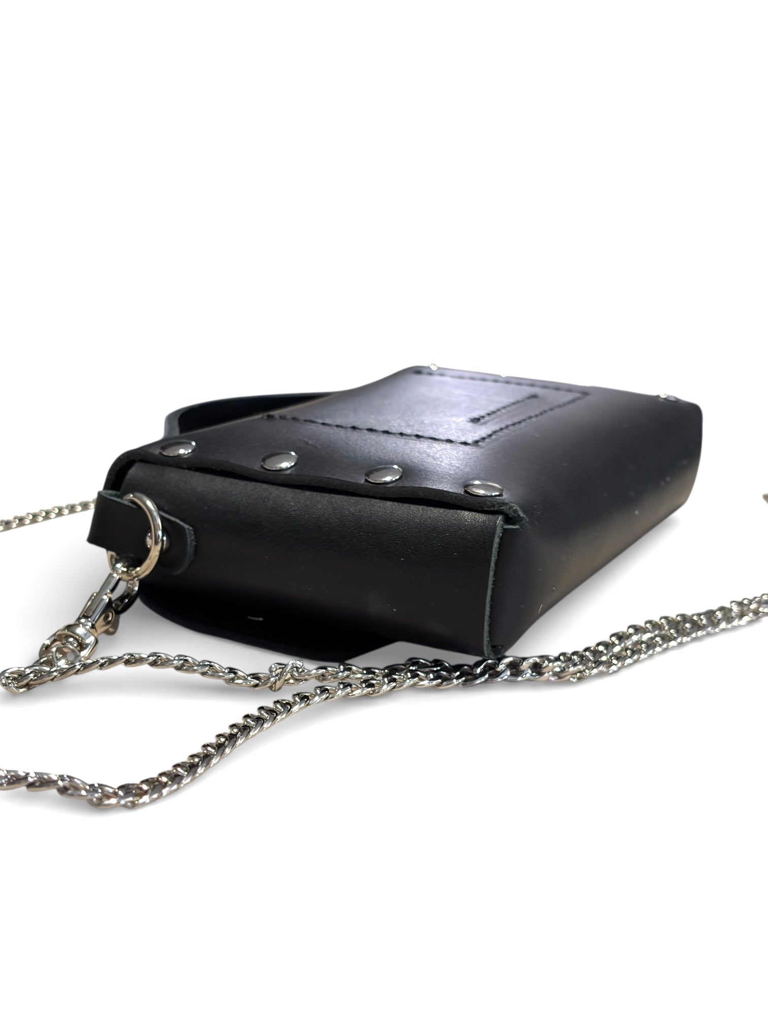 Peace Leather Crossbody Bag
