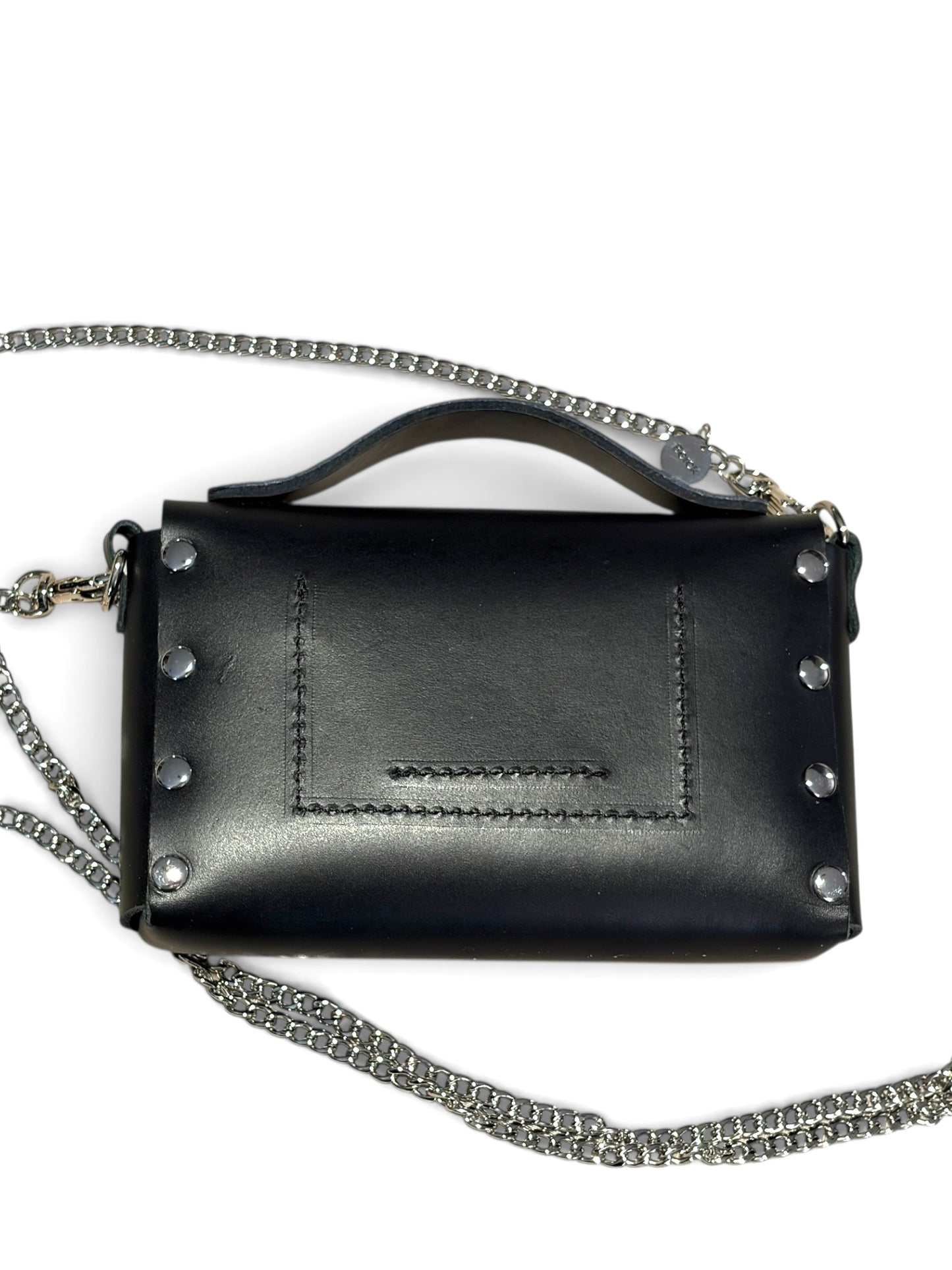 Peace Leather Crossbody Bag