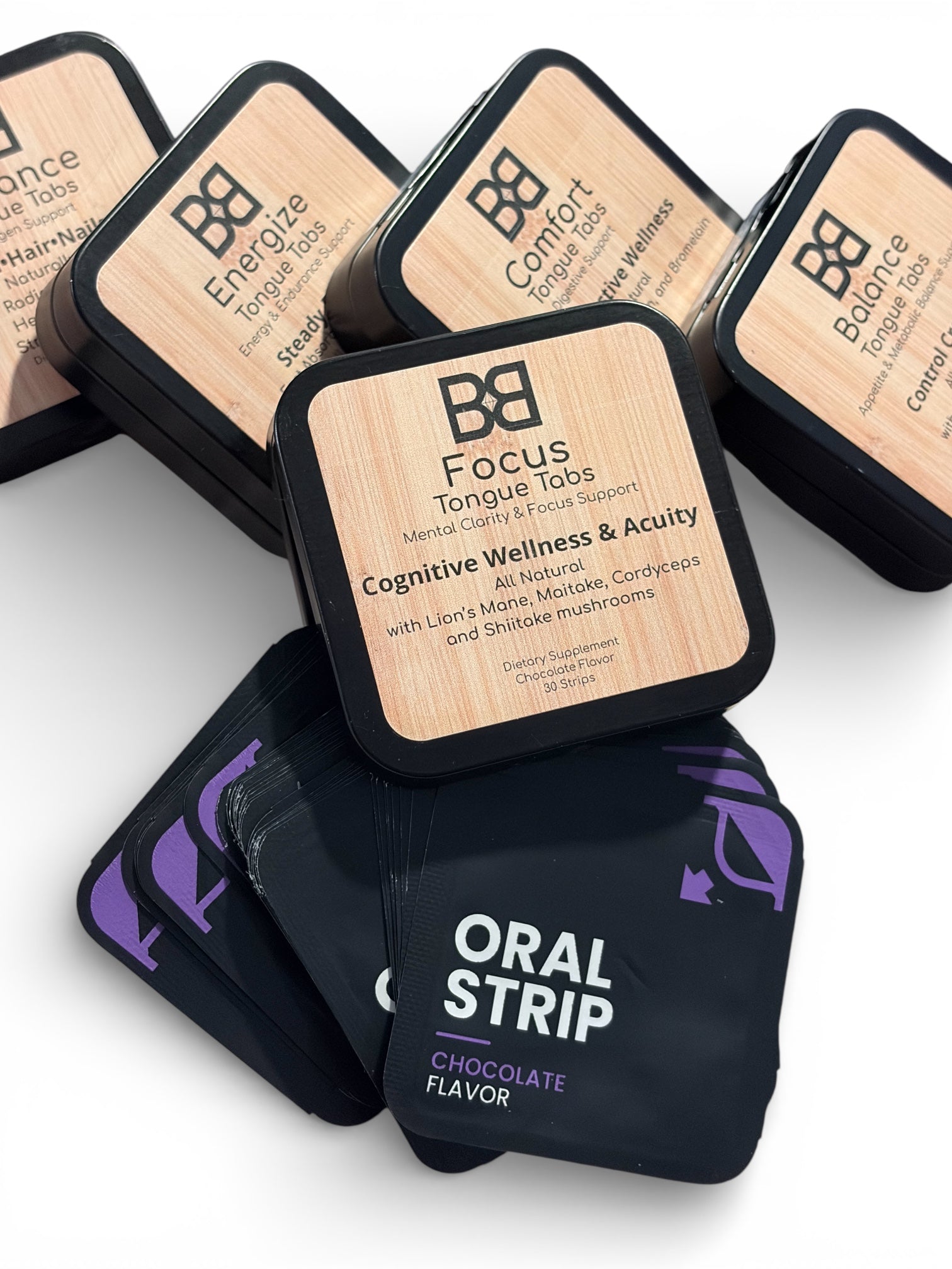 BB Tongue Tabs Dietary Supplement Oral Strips (Multiple Options)