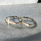 Waterproof Cross Hoop Earrings - 14K Gold or Polished PVD Plated Stainless Steel (Multiple Sizes)