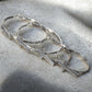 Waterproof Cross Hoop Earrings - 14K Gold or Polished PVD Plated Stainless Steel (Multiple Sizes)