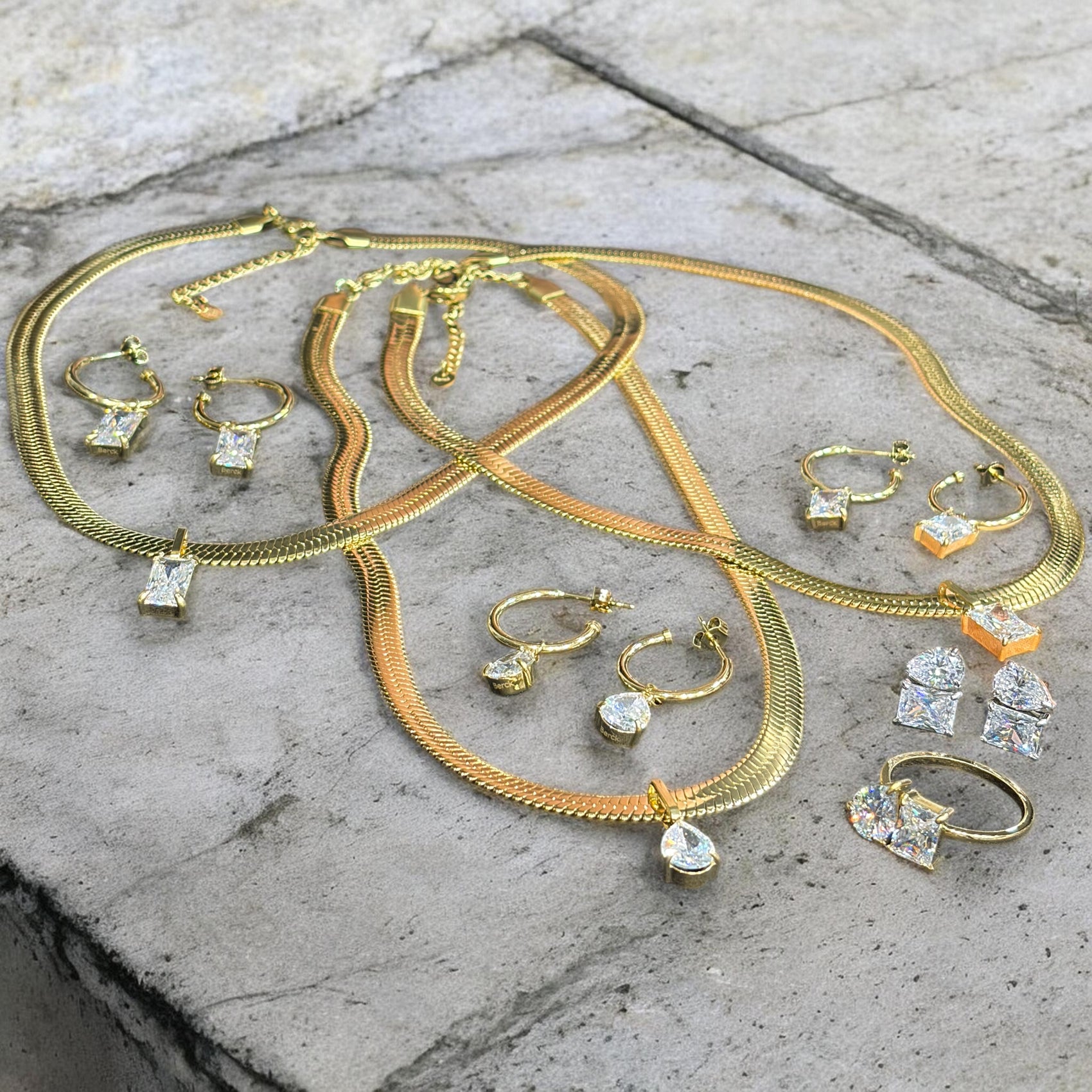 The Duchess Collection - Waterproof Herringbone & Zircon Diamond Collection (Sold Separately)