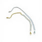 Waterproof Oblong Zircon Tennis Anklet or Bracelet Stainless Steel (Sold Separately)