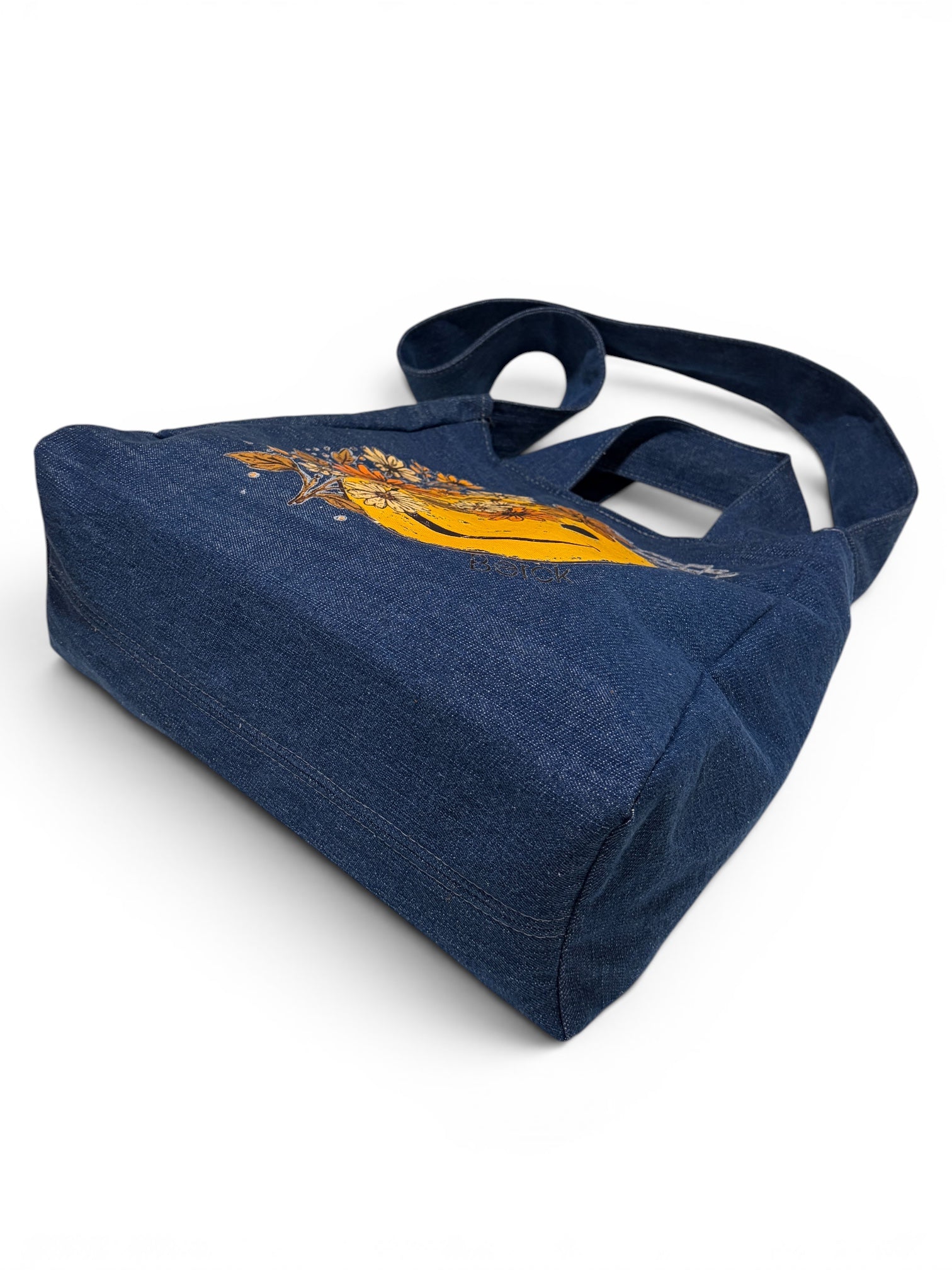 Providence Smiles & Flowers Denim & Leather Crossbody/Tote MADE TO ORDER