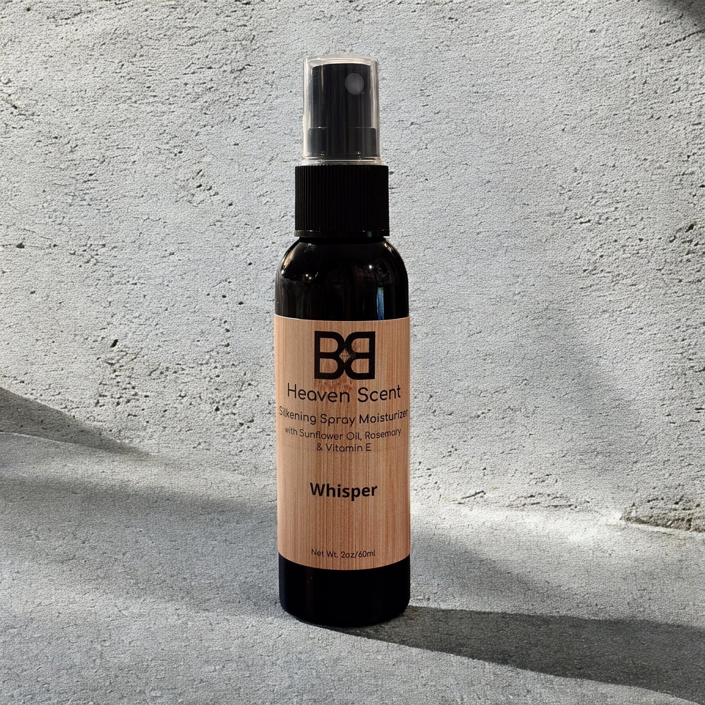BB Heaven Scent Silkening Spray Moisturizer with Sunflower Oil, Rosemary & Vitamin E