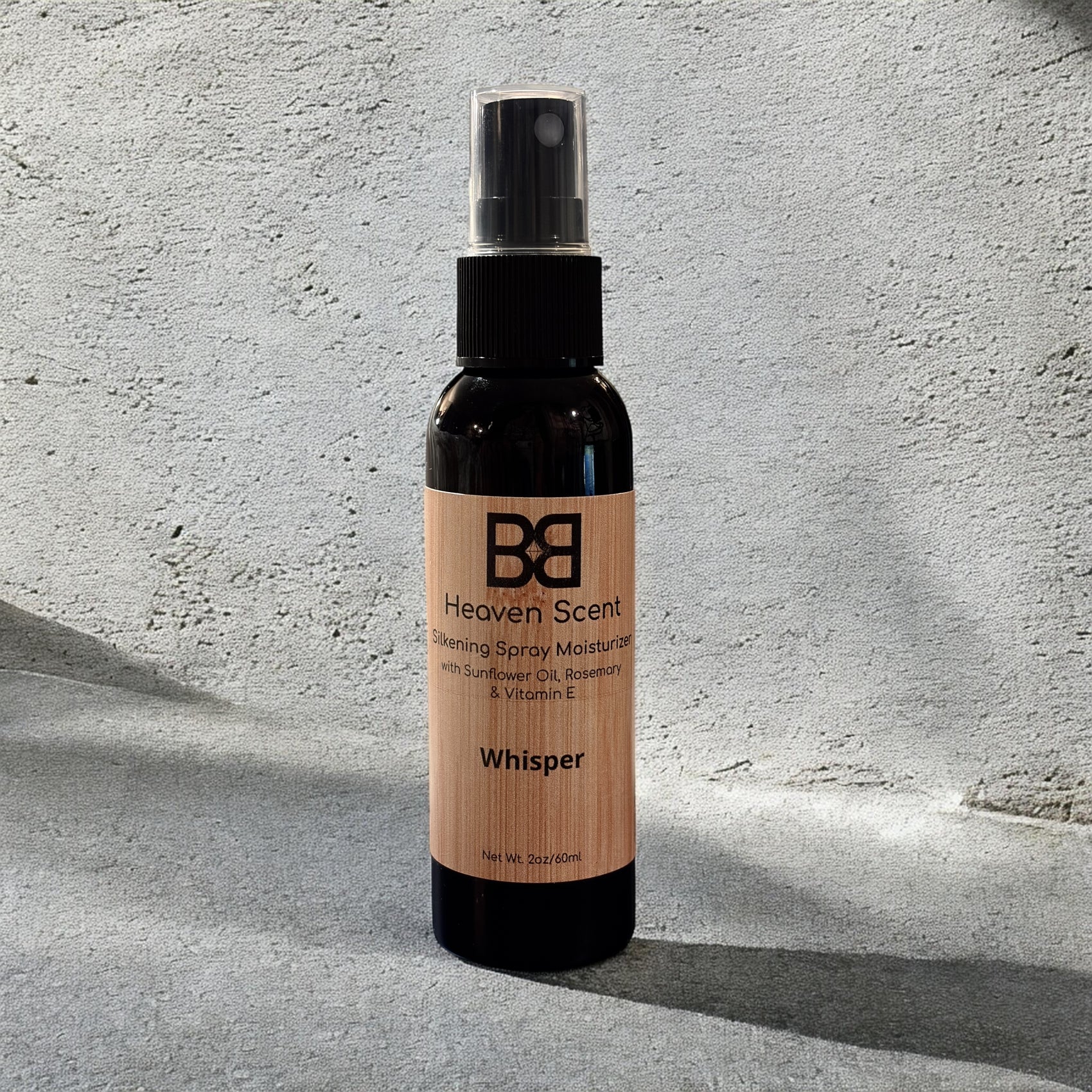BB Heaven Scent Silkening Spray Moisturizer with Sunflower Oil, Rosemary & Vitamin E