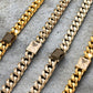 LIMITED EDITION The Baroness Collection - Waterproof Cuban Curb Chain & Zircon Diamond Collection (Sold Separately)