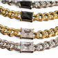 LIMITED EDITION The Baroness Collection - Waterproof Cuban Curb Chain & Zircon Diamond Collection (Sold Separately)