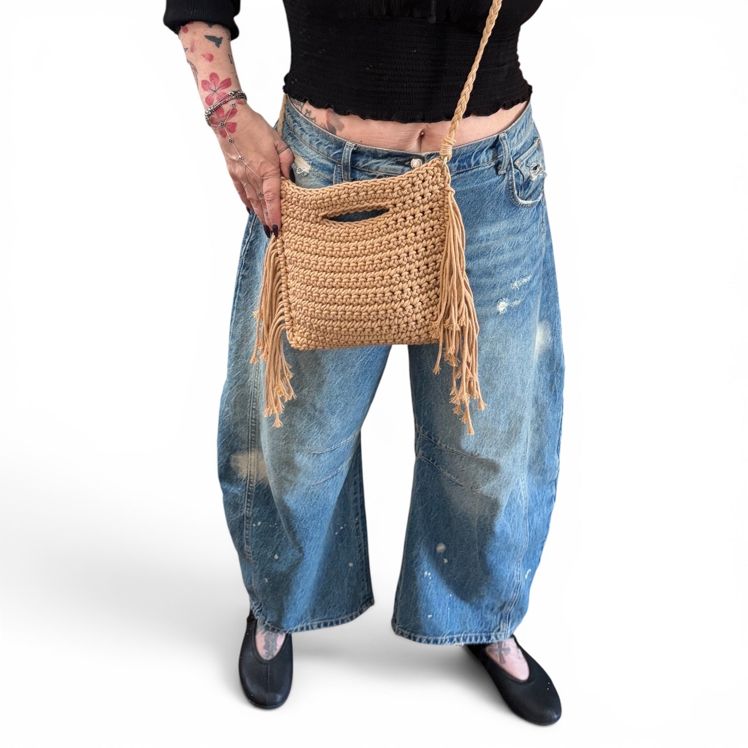 Berck Crochet Rope Fringe Summer Crossbody - Limited Edition