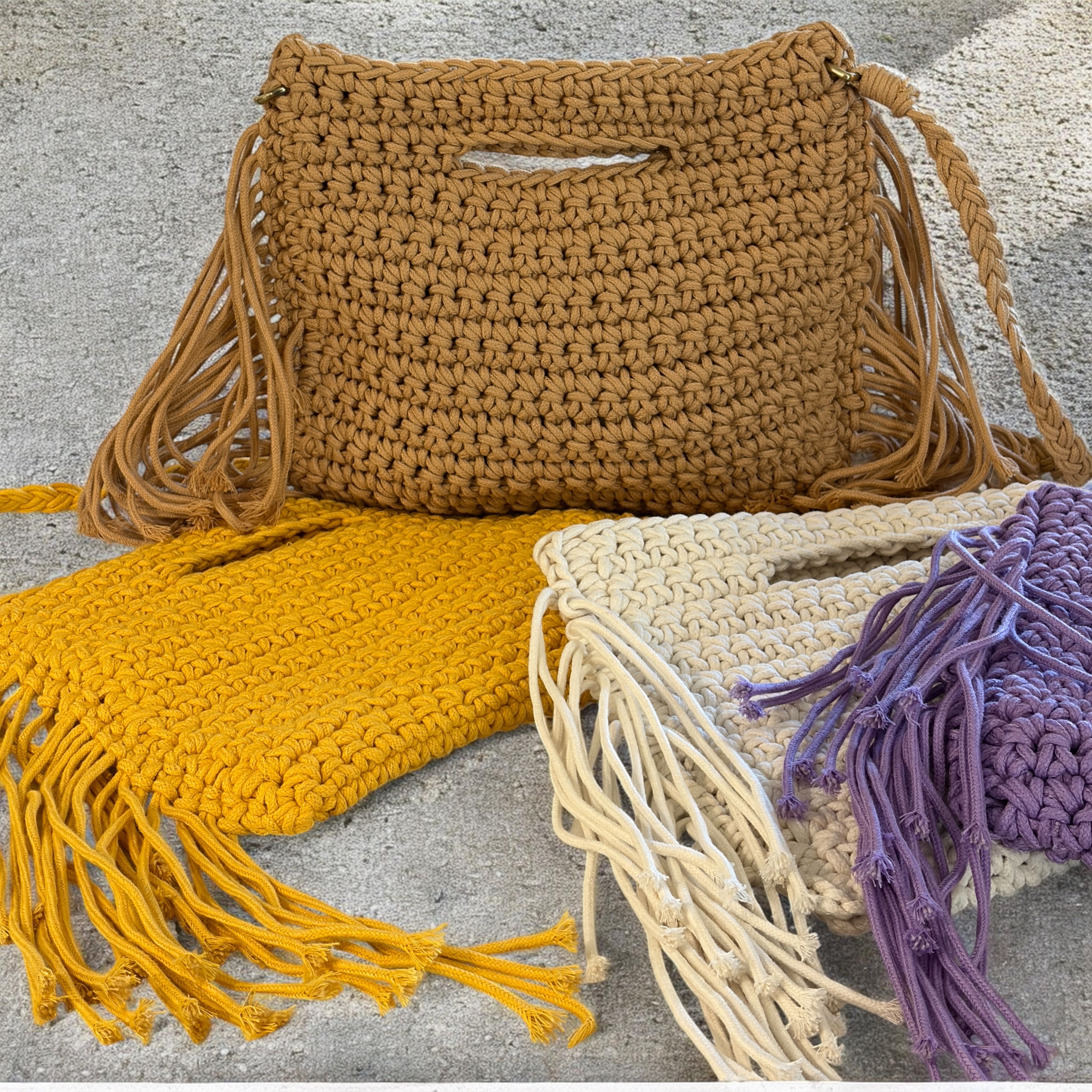 Berck Crochet Rope Fringe Summer Crossbody - Limited Edition