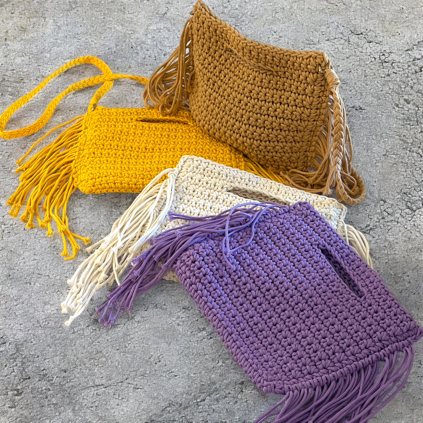 Berck Crochet Rope Fringe Summer Crossbody - Limited Edition